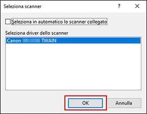 Selezionare Uno Scanner Captureontouch